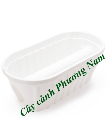  Chậu nhựa lan can 30 x 60 cm