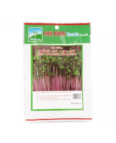 HẠT GIỐNG MẦM CỦ CẢI ĐỎ