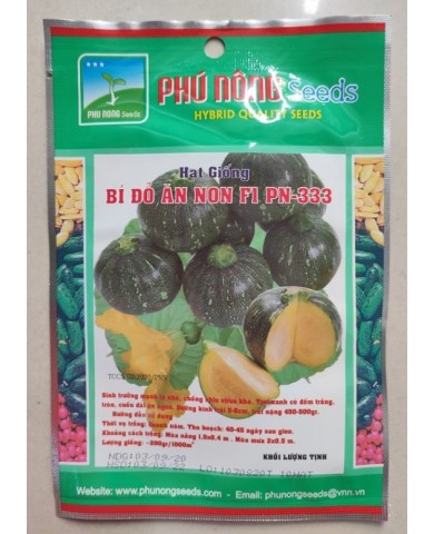 HẠT GIỐNG BÍ ĐỎ ĂN NON